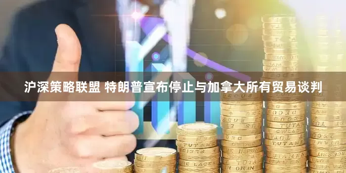 沪深策略联盟 特朗普宣布停止与加拿大所有贸易谈判